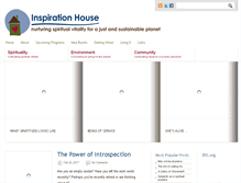 Tablet Screenshot of inspirationhouse.org